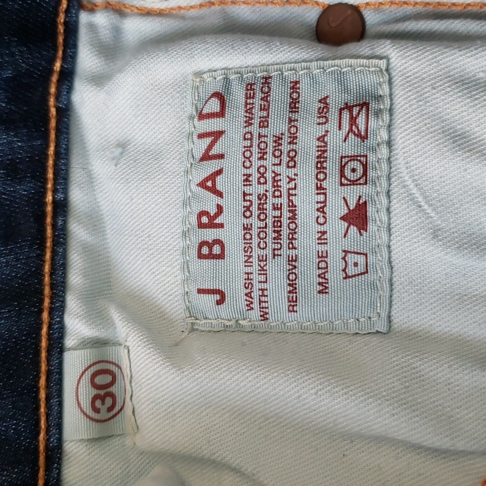 J BRAND BOOT CUT DARK VINTAGE WASH #729C042 SIZE 30 - Picture 7 of 9